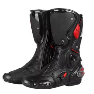 Iron Tread: Armored Leather Motorcycle Riding Boots